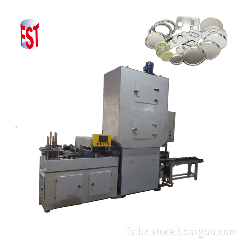 Automatic Curling and Compound Lining Machine for Rectangular Cans
